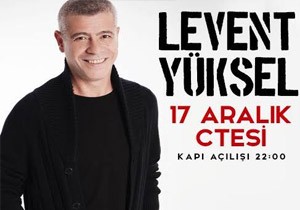 Levent Yksel, 17 Aralk ta Jolly Joker Antalya da