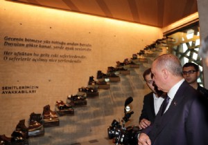 Cumhurbakan Erdoan, Hafza 15 Temmuz Mzesi ni ziyaret etti