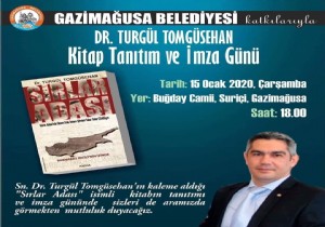 Dr. Turgl Tomgsehan 15 Ocak da Gazimausallarla mza Gnnde Buluuyor