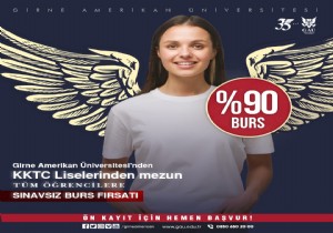 Youn lgi Sebebiyle Uzatlan GA %90 Bursu in Son Bavuru 8 Haziran Pazartesi