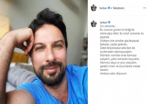 Tarkan Almanyadan  Evde Kal  Mesaj Vererek Herkese sabr diledi