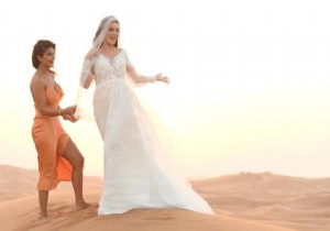 Modacı Pınar Bent Dubai’de çölü çekim platosu yaptı